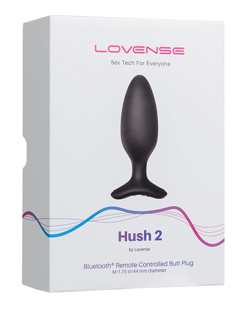 Lovense Hush 2 Plug Anal 4,4 cm – Noir
