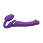 Strap on moi vibrant flexible sans bretelles Sangle sur Médium - Violet