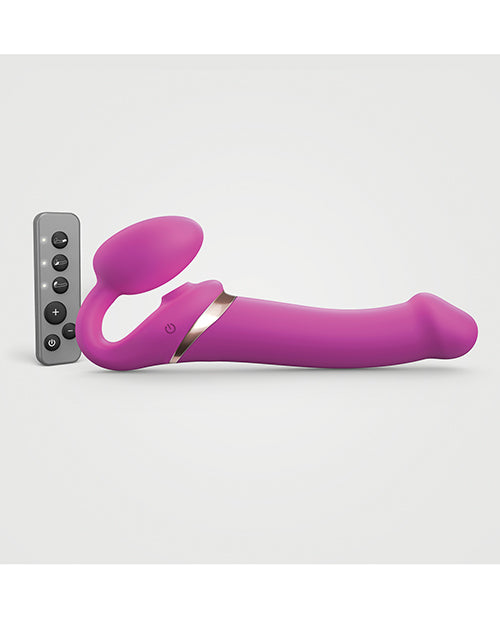 Strapon Multiorgasmo Flexible Sin Tirantes Extra Grande - Fucsia