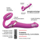 Strapon Multiorgasmo Flexible Sin Tirantes Extra Grande - Fucsia