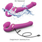 Strapon Multiorgasmo Flexible Sin Tirantes Extra Grande - Fucsia
