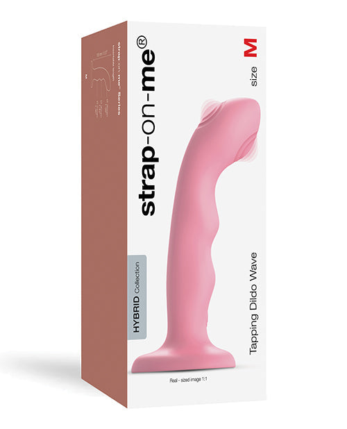 Dildo con Correa para Tapping - Coral Rosado