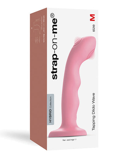 Dildo con Correa para Tapping - Coral Rosado