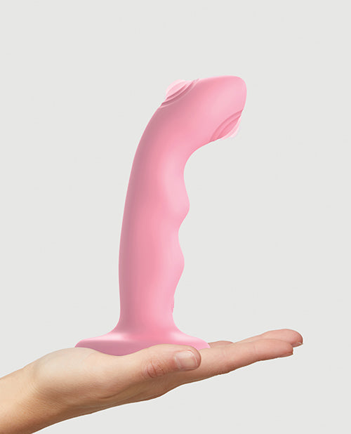 Dildo con Correa para Tapping - Coral Rosado