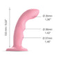 Dildo con Correa para Tapping - Coral Rosado