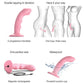 Dildo con Correa para Tapping - Coral Rosado