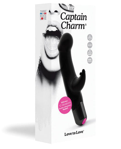 Me encanta querer al Capitán Encanto Conejo - Negro