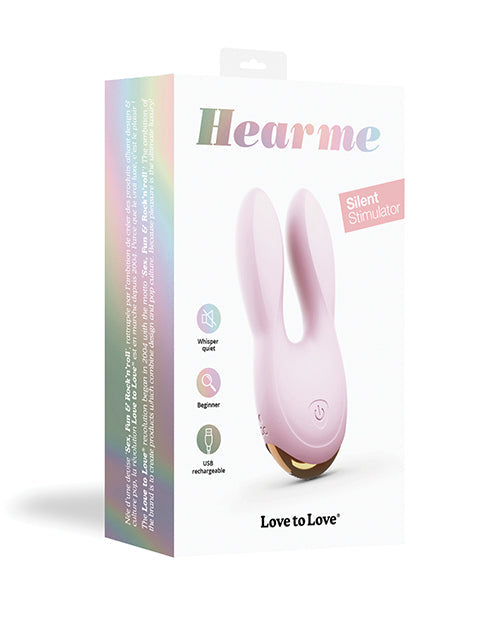Love to Love Escuchadme Estimulador de oído flexible - Rosa bebé