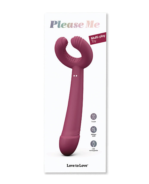 Vibrador multiuso Love to Love Please Me - Plum Star