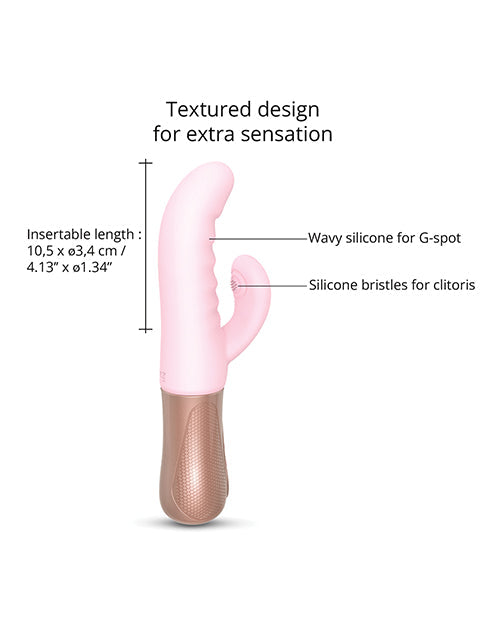Lapin Coquin Vibrant Point G - Rose Bébé