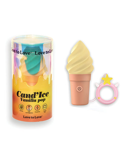 Love to Love Stimulateur de Cornet de Crème Glacée Cand'ice - Vanille Pops