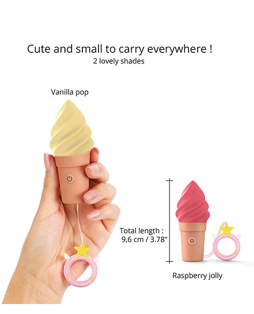 Love to Love Stimulateur de Cornet de Crème Glacée Cand'ice - Vanille Pops