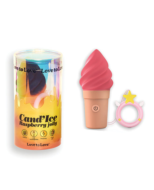 Stimulateur de clitoris cornet de glace Cand'ice Love to Love – Framboise Jolly