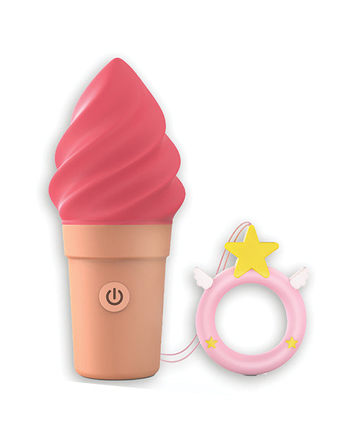 Stimulateur de clitoris cornet de glace Cand'ice Love to Love – Framboise Jolly
