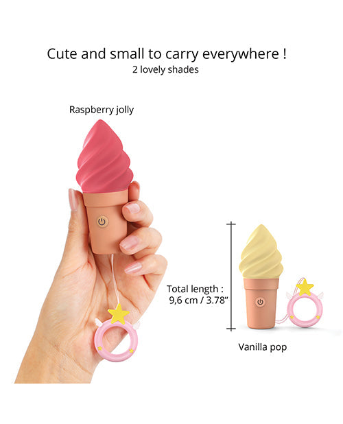 Stimulateur de clitoris cornet de glace Cand'ice Love to Love – Framboise Jolly