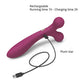 Vibromasseur à Fourche Love to Love Fireball - Prune Étoile