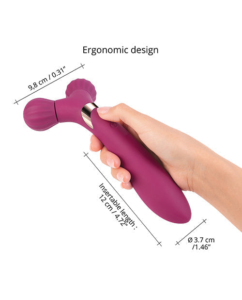 Vibromasseur à Fourche Love to Love Fireball - Prune Étoile