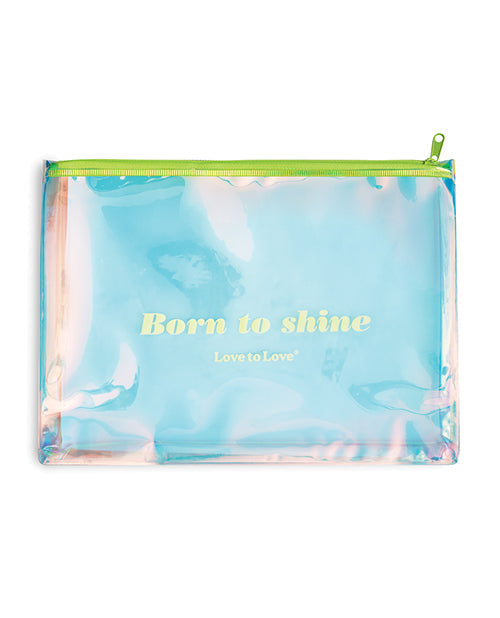 Estuche Love to Love Born to Shine - Amarillo Ácido