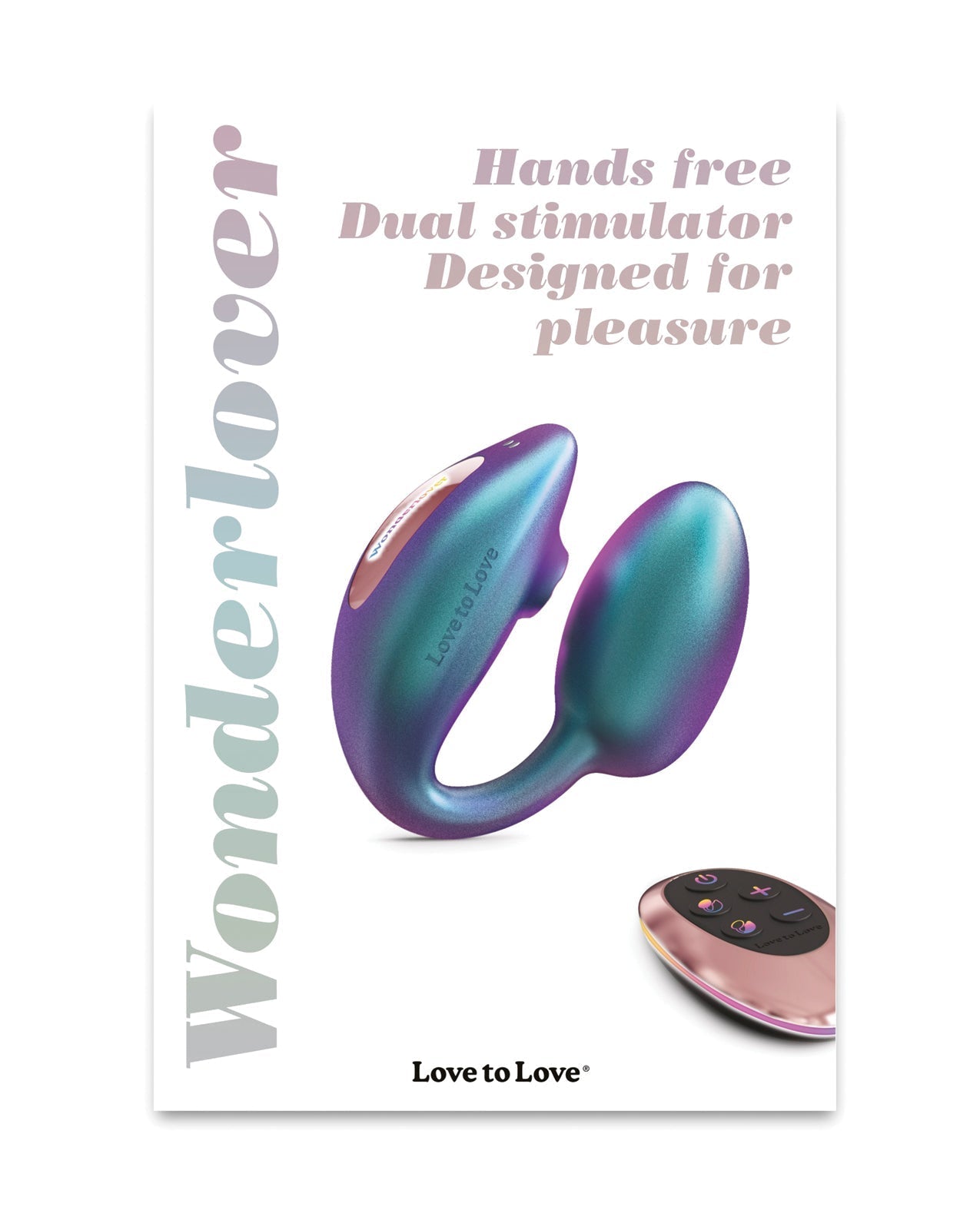 Love to Love Wonderlover Dual Stimulator - Turquesa iridiscente