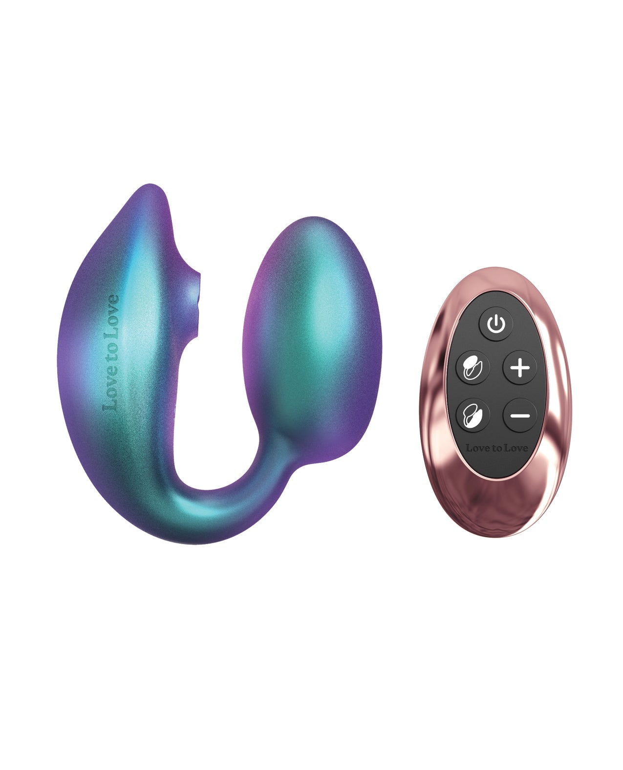 Love to Love Wonderlover Dual Stimulator - Turquesa iridiscente