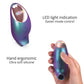 Chupete Iridescent Turquoise Love to Love Believer Mini Tongue