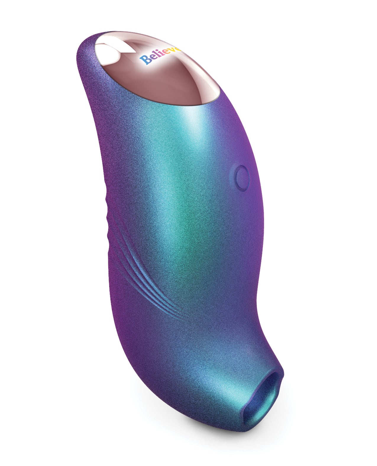 Chupete Iridescent Turquoise Love to Love Believer Mini Tongue