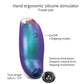 Chupete Iridescent Turquoise Love to Love Believer Mini Tongue