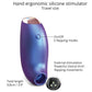 Mini vibrador lamedor Love to Love Believer - Noche iridiscente