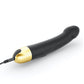 Vibrador recargable Dorcel Real Vibration M 2.0 de 21,8 cm - Negro/Dorado