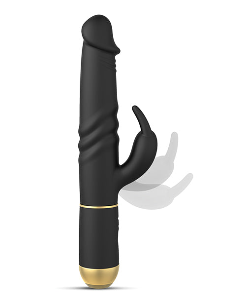 Dorcel Thrusting Vibrator | Vibrador giratorio para punto G Furious | Vibrador Rabbit 2.0 | Vibrador de clítoris negro | El mejor vibrador para mujeres