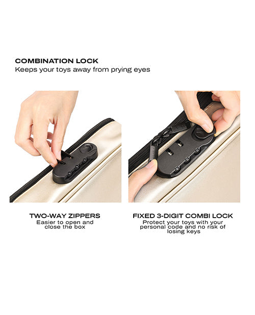 Dorcel Boîte Discrète Verrouillable - Or de Luxe