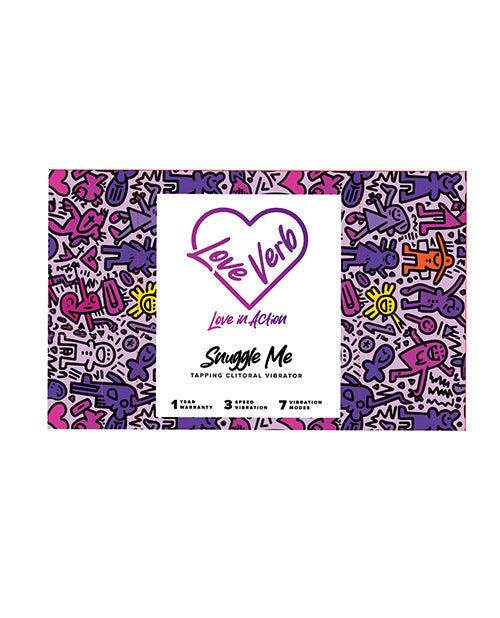 Vibrador de clítoris con infusión de cobre Love Verb Snuggle Me - Lila