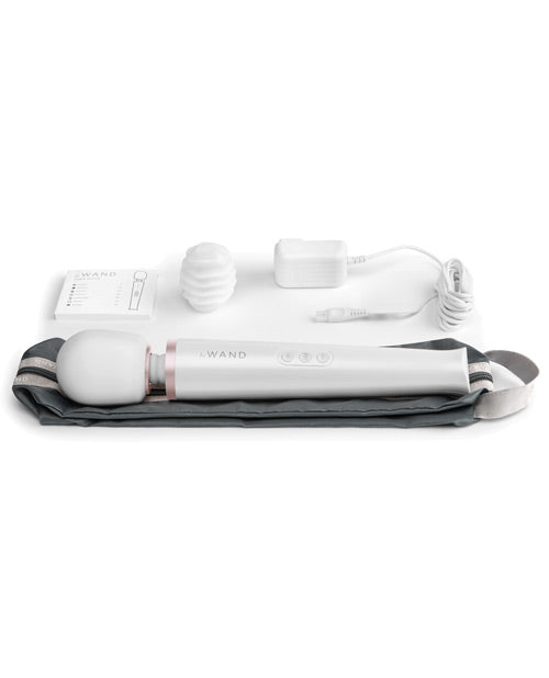 Masajeador recargable Le Wand - Blanco perla