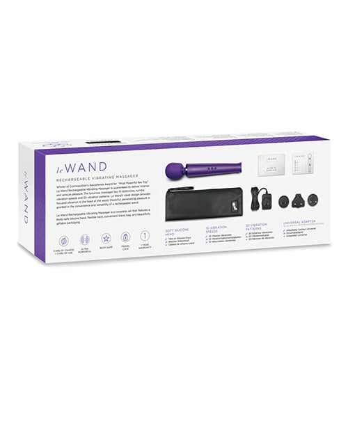 Masajeador recargable Le Wand - Morado