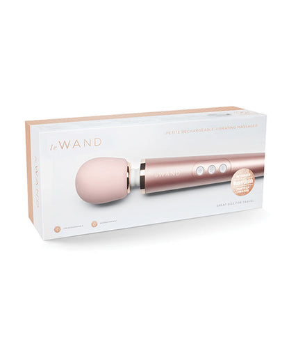 Masseur vibrant rechargeable Le Wand Petite - Or rose
