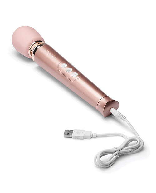Masseur vibrant rechargeable Le Wand Petite - Or rose