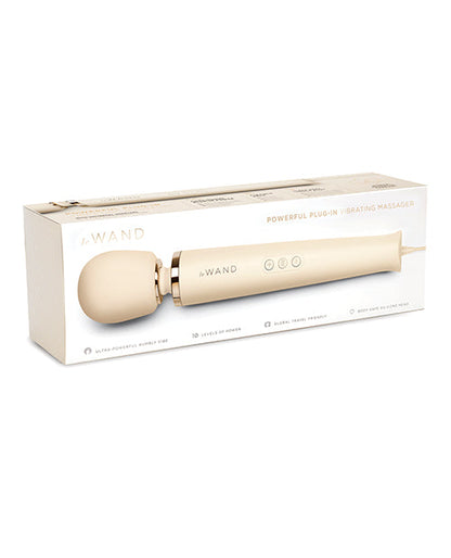 Masseur Vibrant Puissant Filaire Le Wand - Crème