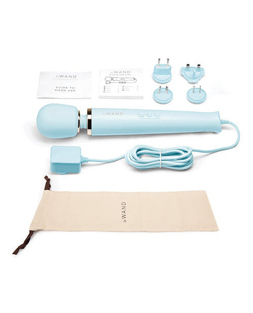 Le Wand Puissant Masseur Vibrant avec fil - Bleu Ciel