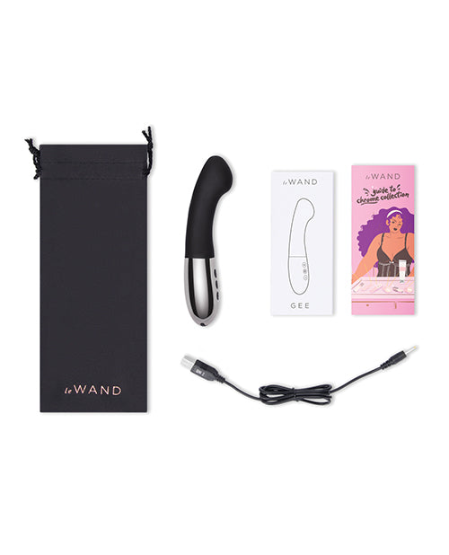 Vibrador Le Wand | Vibrador GEE para punto G | Vibrador recargable para clítoris | Negro