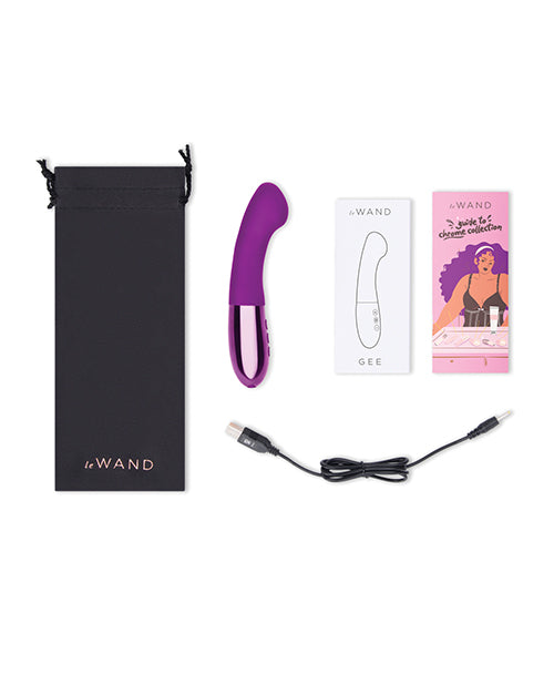 Vibrador Le Wand | Vibrador de punto G GEE | Vibrador de clítoris recargable para estimulación específica | Cherry