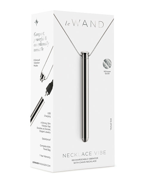 Collar Vibrador Le Wand - Plateado