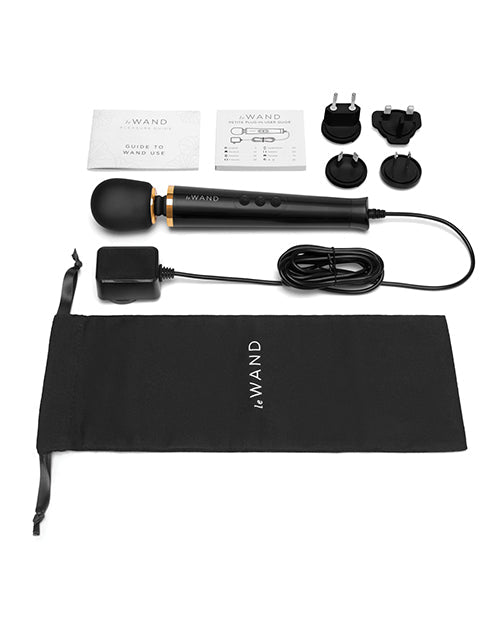 Le Wand Puissant Mini-masseur vibrant à brancher - Noir