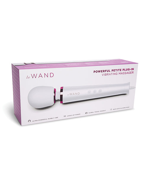 Le Wand Puissant Mini-masseur vibrant à brancher – Blanc