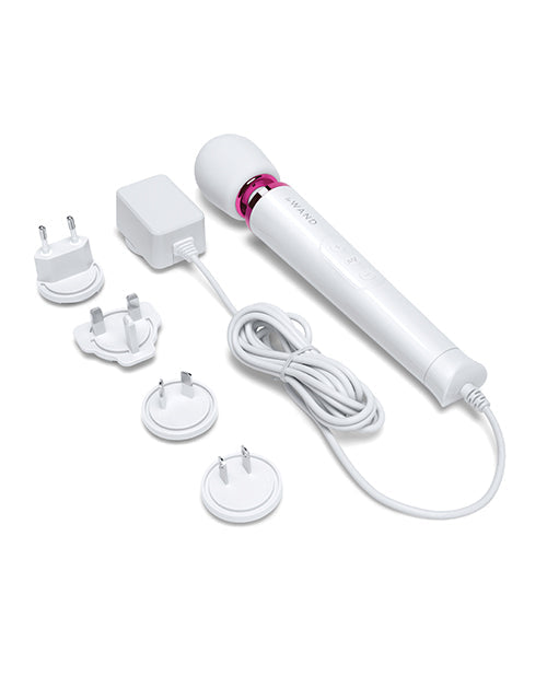 Le Wand Puissant Mini-masseur vibrant à brancher – Blanc