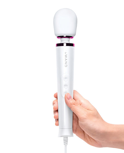 Le Wand Puissant Mini-masseur vibrant à brancher – Blanc