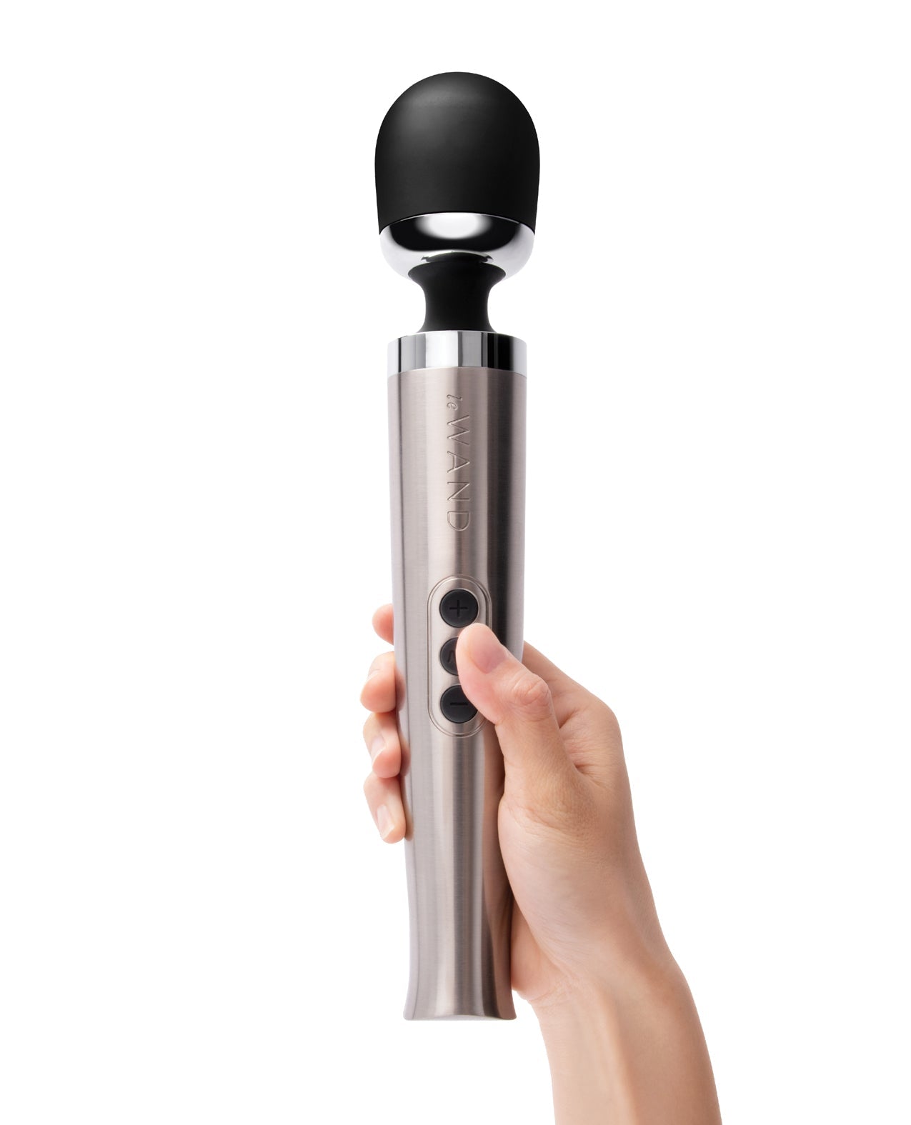 Vibreur rechargeable en métal moulé Le Wand - Argent
