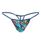 Male Basics Sinful Hipster Wow T Thong G-String Yellow Print XL