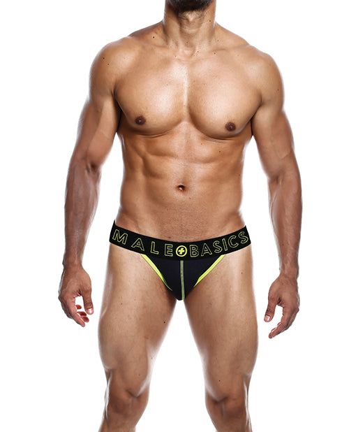 Calzoncillo Deportivo Masculino Básico Neón Amarillo Neón SM