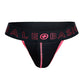 Male Basics Neon Thong  Coral XL