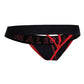 Male Basics Neon Thong Red SM